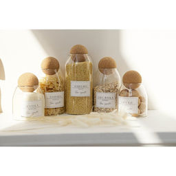 Банка для хранения сыпучих Эко. Шар, 800 мл, 918.5 см, с пробковой крышкой, стекло - Simaland фото 8