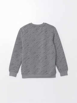 Bisiklet Yaka Uzun Kollu Erkek Sweatshirt - Waikiki фото 2