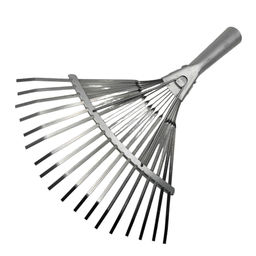 Грабли веерные пластинчатые (18 зуб.) металл.основание, оцинк.