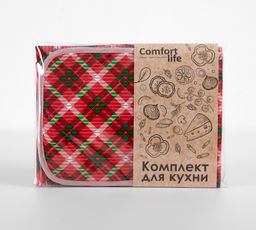 Набор для кухни фартук+полтенце+прихватка Плетение 1