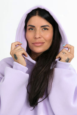Толстовка Hoodievs woman-lavanda