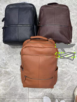 Рюкзак мужской, кожа, MIRONPAN 29343 Светло-коричневый