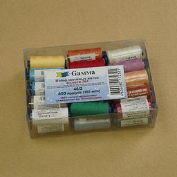 Швейные нитки (полиэстер) 40/2 Gamma ассорти 365 м 400 я 30 шт