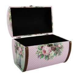 Gamma DBK-02 шкатулка декоративная сундучок 24.5 х 16 х 18 см №017 Нежные цветы фото 4