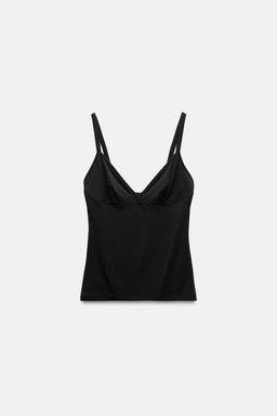 STITCHED VEST TOP - Zara фото 22