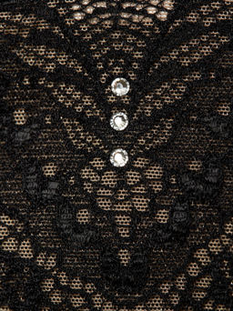 CONTE Трусы танга с кристаллами SWAROVSKI® LTA 1085 royal black - Conte elegant фото 6