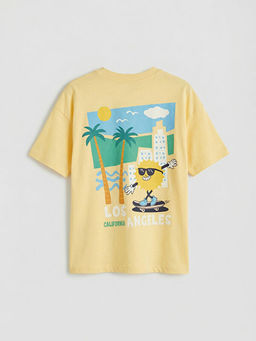 Los Angeles Bask?l? Penye Erkek ?ocuk Ti??rt