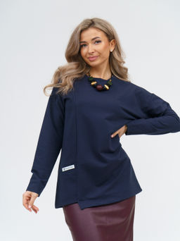 787 Туника "Серо-синий"