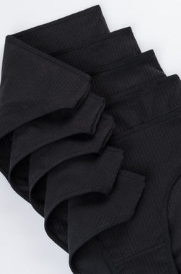 Женские трусы-слипы в рубчик 5шт. Happyfox