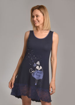 Ночная сорочка ШАРМ-1 (темно синий №15)