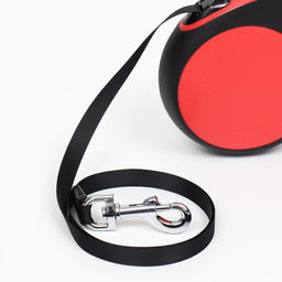 Рулетка Пижон Premium с поводком-лентой 8 м, вес животного до 50 кг  фото 2