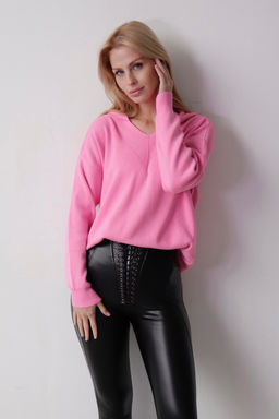 10669 Пуловер с капюшоном розовый - Martichelli фото 9