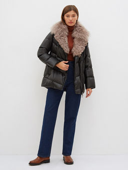 Conso/WDMPF 210527 - nero Пуховое Пальто фото 6