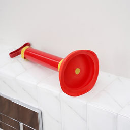 Вантуз вакуумный с адаптером, d=15.5 см, h=43 см