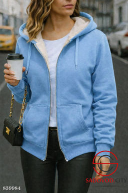 Худи женское на молнии - Bruno фото 5