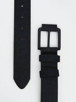 Deri G?r?n?ml? Erkek Kemer