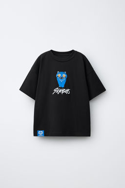 CAMISETA KPOP DEMON HUNTERS NETFLIX  / Negro