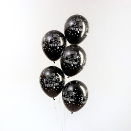 Воздушные шары латексные 12" «С Днём рождения Геймеру», 50 шт.