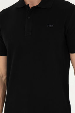 Мужская черная базовая футболка - U.s. polo assn фото 6