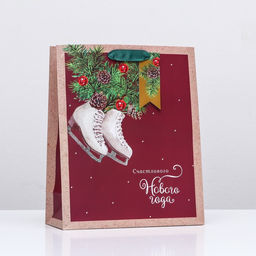 Пакет подарочный Твой подарок ,люкс 26 х 32 х 12 см - Simaland фото 3