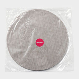 Цена за 12 шт. Салфетка сервировочная на стол Доляна «Ди», d=38 см, бежевая