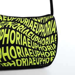 Сумка женская багет из текстиля «Эйфория», 23×13×5 см