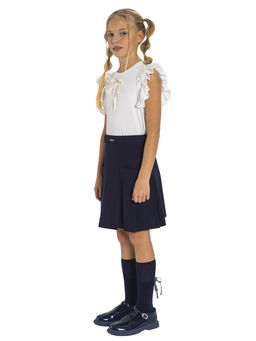 Школьная юбка-шорты для девочки О77043 - Карамелли фото 3