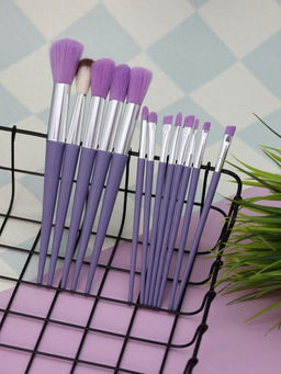 Набор кистей для макияжа "Magic 13", 13 кистей, purple