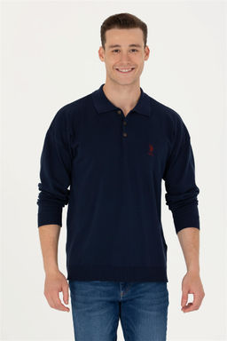 U. S. Polo Assn Мужской темно-синий базовый свитер