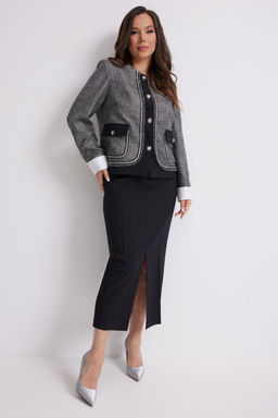 Костюм Magia mody 2637 серый+черный