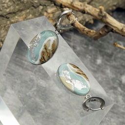 Серьги из муранского стекла