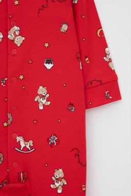 К 6487/насыщенно-красный,мишки на празднике комбинезон яс - Crockid фото 4