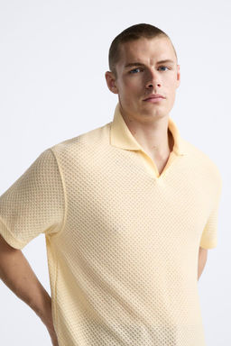 TEXTURED POLO SHIRT - Zara фото 21