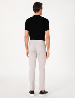 Bej Slim Fit Gofreli Beli Ba_c_kl_ Spor Pantolon - Cacharel фото 4