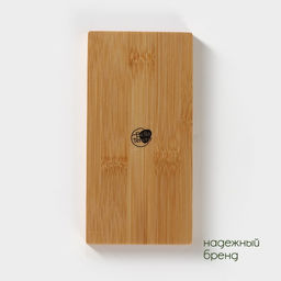 Набор для специй на бамбуковой подставке BellaTenero, 3 предмета: солонка 60 мл, перечница 60 мл, подставка, фарфор, белый  фото 8