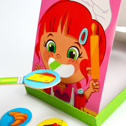 Развивающая игра «Накорми меня», 2 основы, ложка, 24 элемента