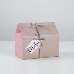 Цена за 5 шт. Коробка кондитерская, упаковка «Чаепитие», 10 х 18 х 14 см