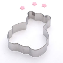 Цена за 5 шт. Форма для печенья «Медвежонок», 6×6.5×1.5 см, цвет серебристый