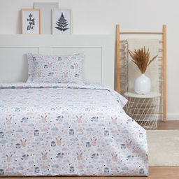 Постельное бельё LoveLife 1.5 сп Лужайка 147х210,150х215,50х70 -1 шт,100% хлопок, бязь 120 г/м2