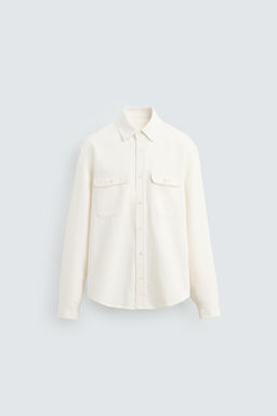 DENIM OVERSHIRT - Zara фото 7