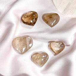 Сердце полированное из Рутилового кварца - Радуга самоцветов фото 3