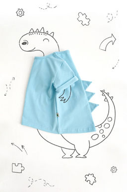 Футболка детская Дино светло-голубой MINIDINO