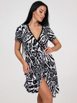 154 ЖЕНСКИЙ ХАЛАТ (Белый барс) - А-дина фото 2