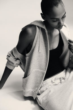 FLEECE HOODED GILET - Zara фото 6