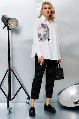 Рубашка KOKOdea 211440.4 белый  фото 6