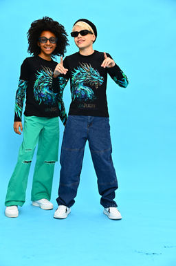 Футболка с длинным рукавом "Дрейк",зеленый