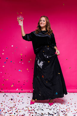 Юбка AURA 5045-176 черный  фото 3