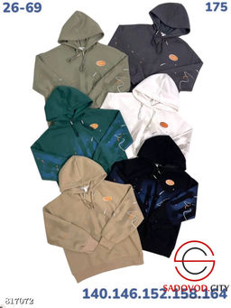 Толстовка с капюшоном выполнена из трикотажа - Bruno фото 6