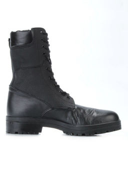 05-9007 BLACK Ботинки зимние мужские (искусственная кожа, искусственный мех)