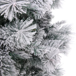 Елка "Зимняя метель" 120 см, ПВХ+леска с белым напылением (248 веток)